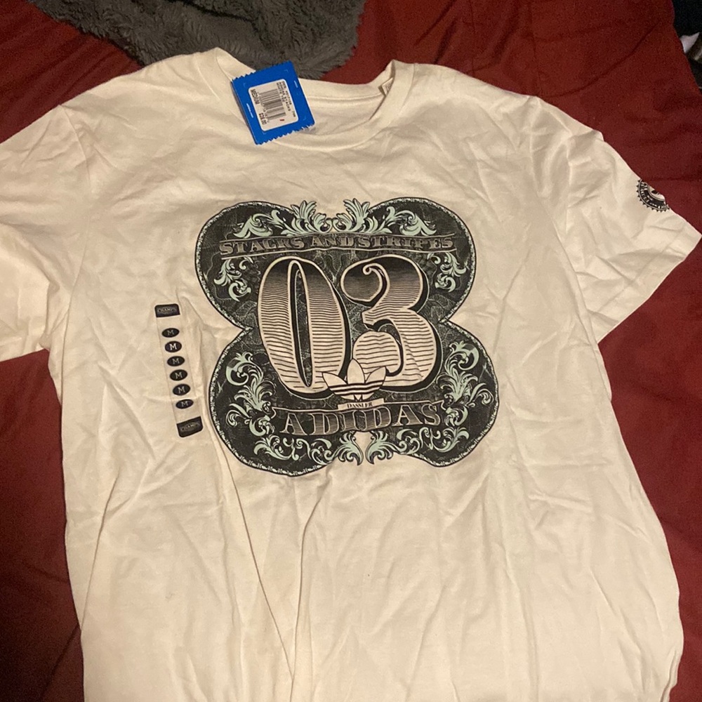 White adidas shirt